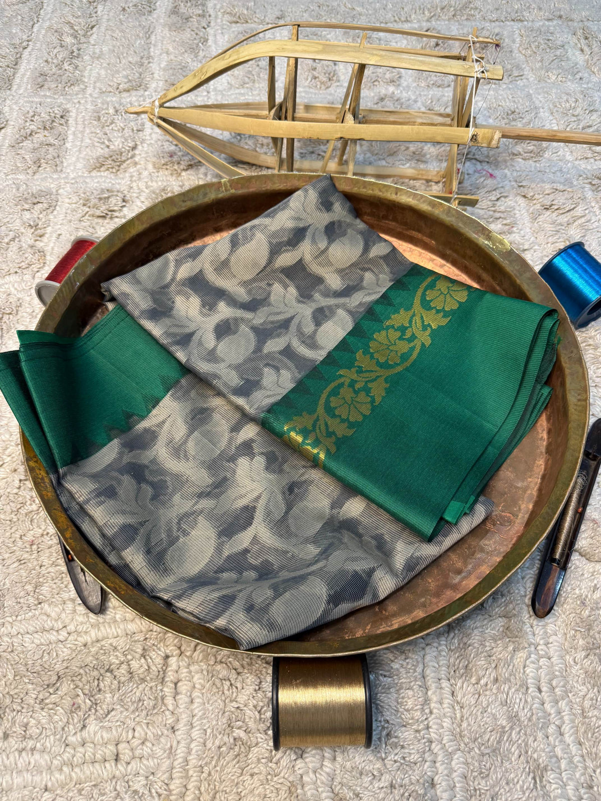Eccentric zari weave Softsilk Banarasi Saree