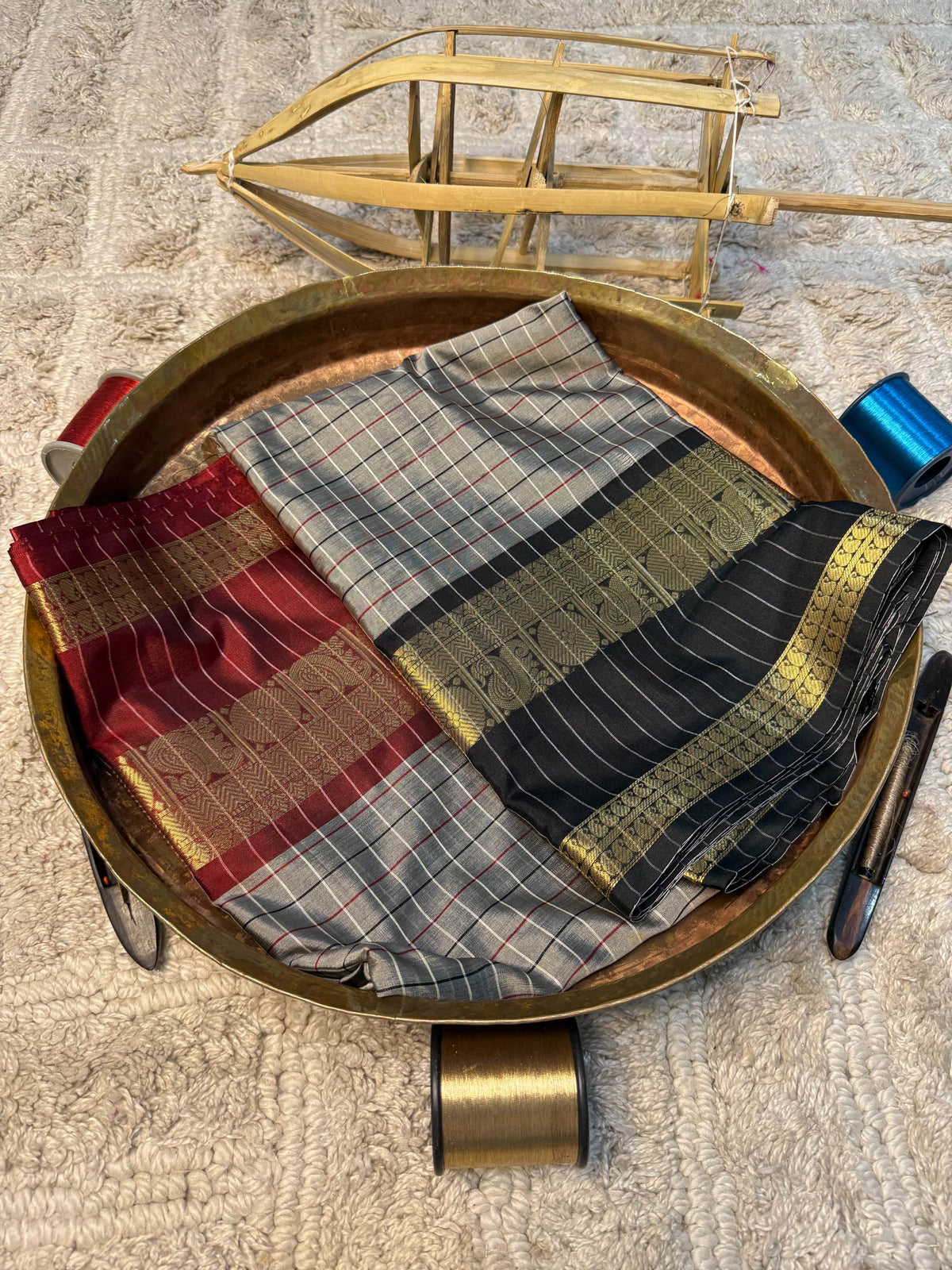 Eccentric zari weave Softsilk Banarasi Saree