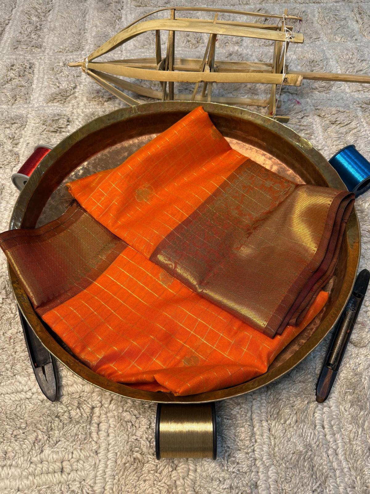 Eccentric zari weave Softsilk Banarasi Saree
