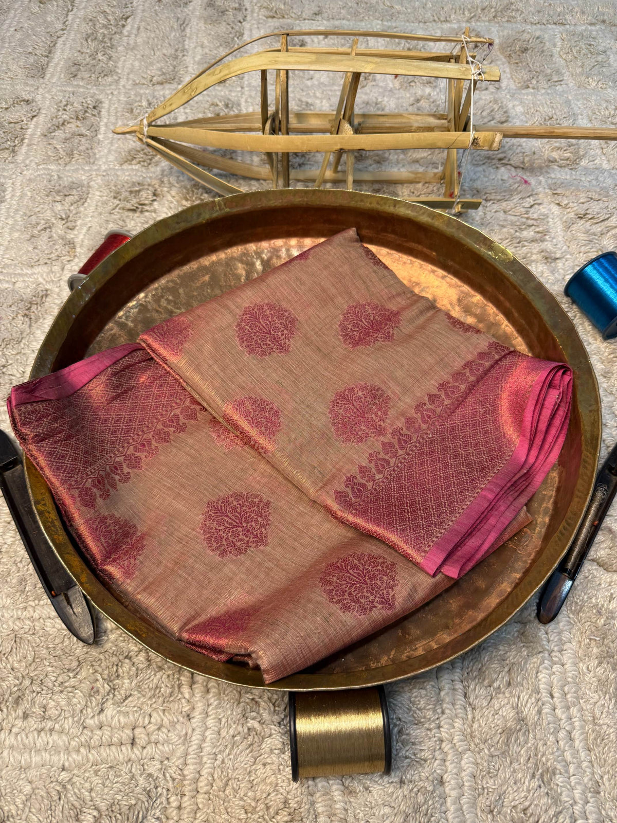 Eccentric zari weave Softsilk Banarasi Saree