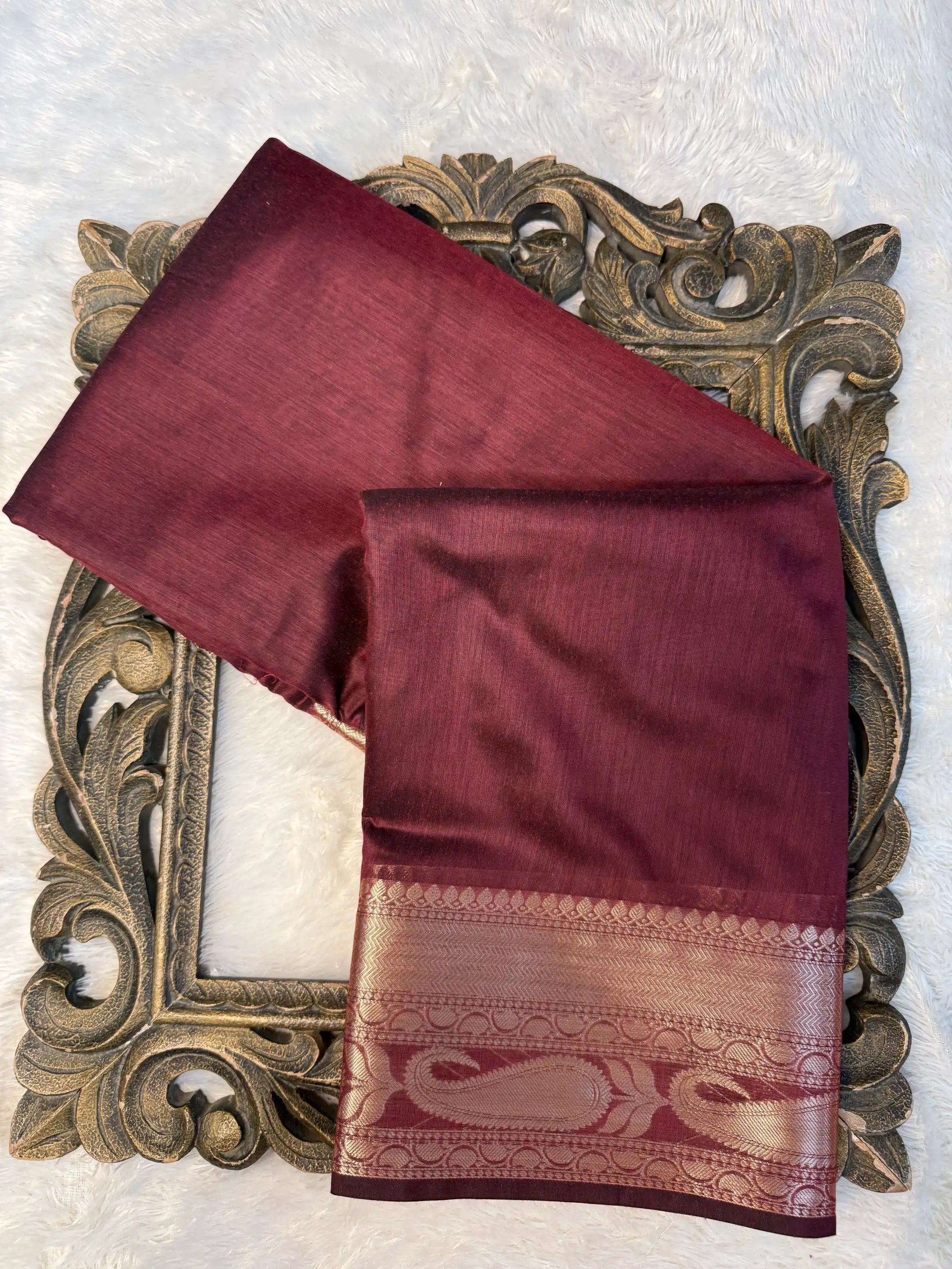 Contemporary Weave Kora Tissue Silk Banarasi Saree