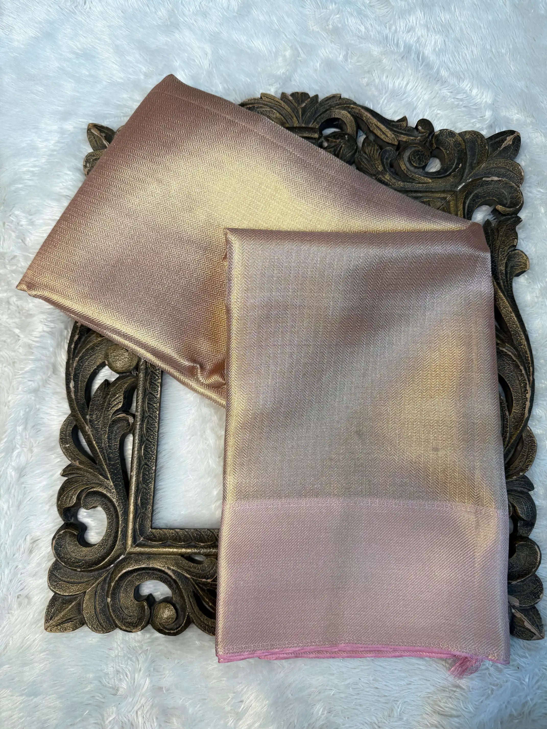Contemporary Weave Kora Tissue Silk Banarasi Saree