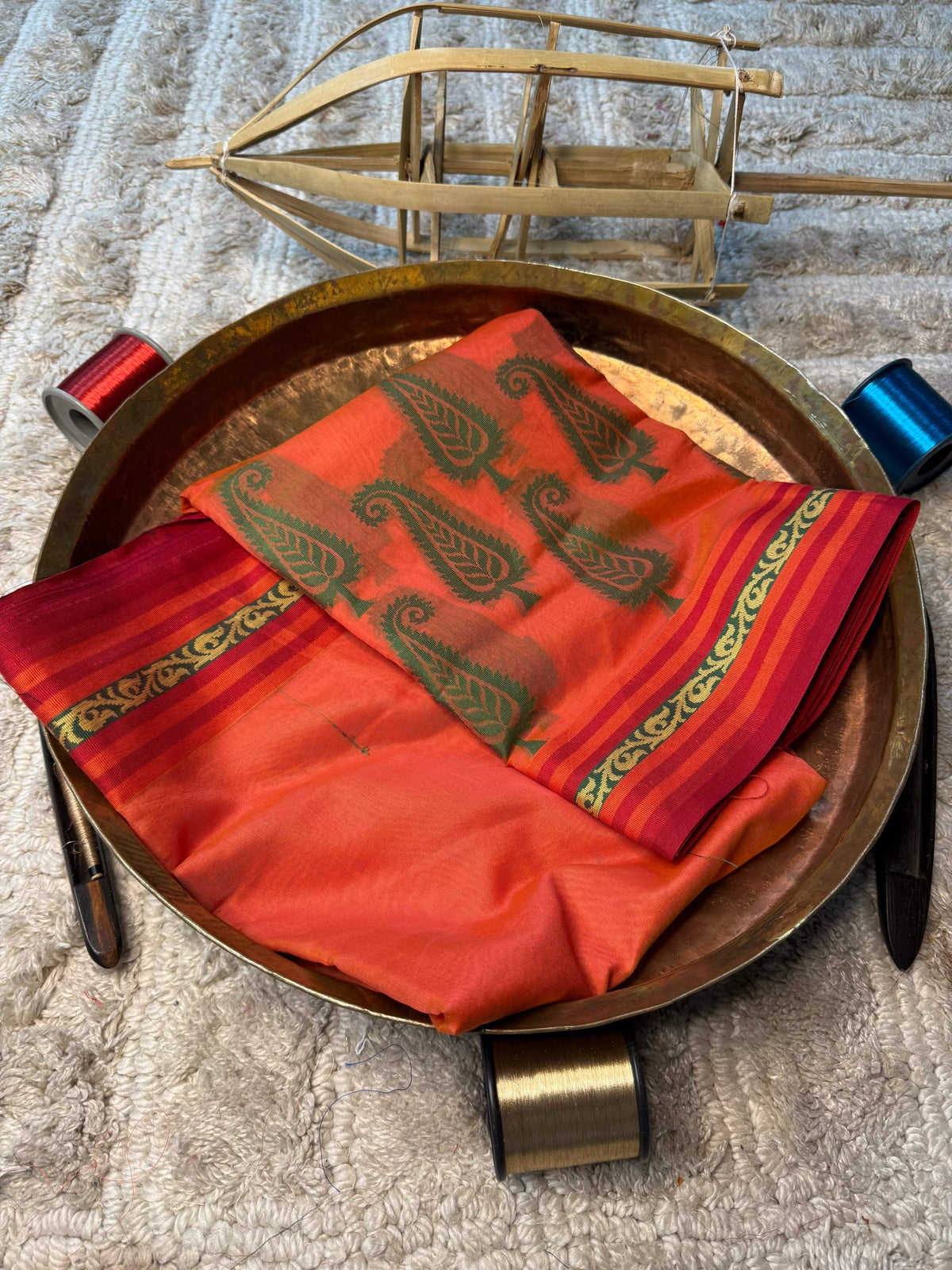 Eccentric zari weave Softsilk Banarasi Saree