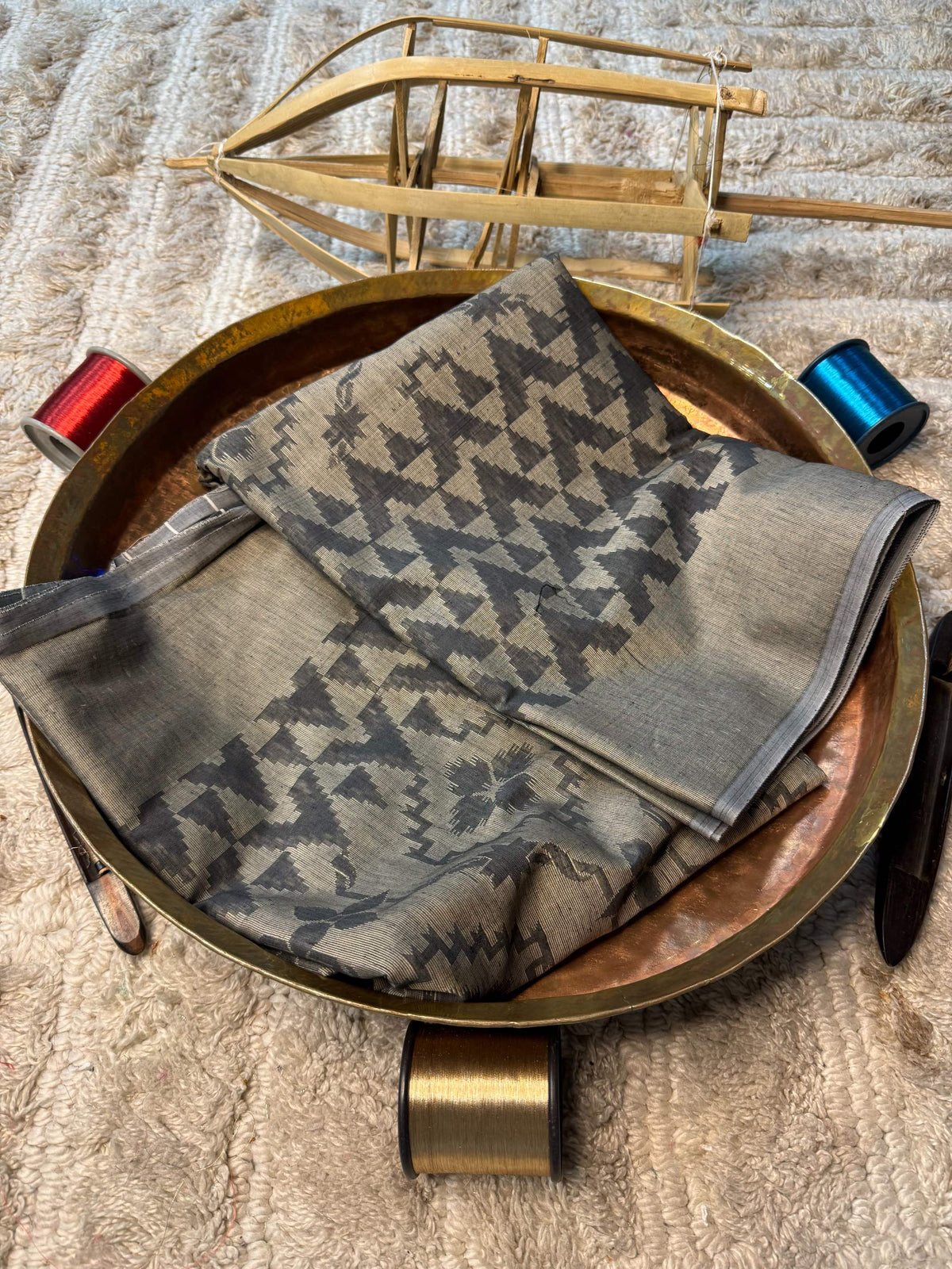 Eccentric zari weave Softsilk Banarasi Saree