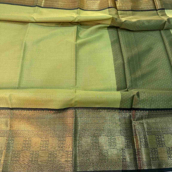 Mehendi Green Kanchi Kora Silk