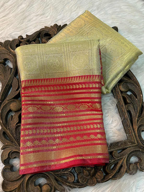 Kanjeevaram Tissue Silk Saree