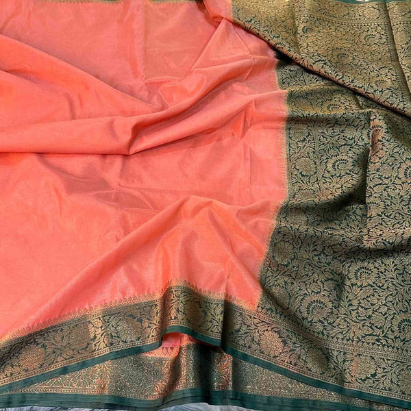 Bright Colour Mysore Crepe Silk Saree