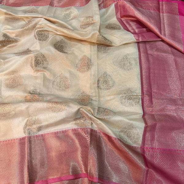 Light Tussar Soft Cotton Silk Saree