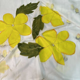 Floral Yellow Designer Saree