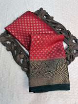 Red Colour Warm Silk Saree