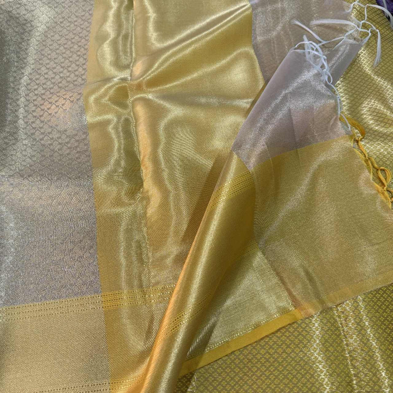 Janhvi Kapoor Inspired Soft Kanchipuram Tissue Silk