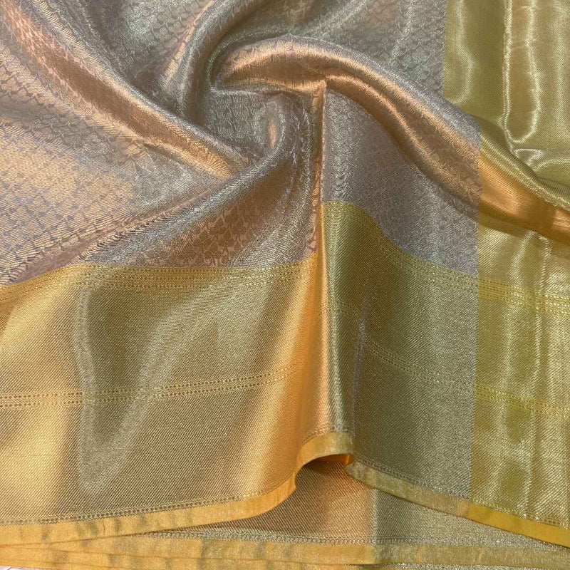 Janhvi Kapoor Inspired Soft Kanchipuram Tissue Silk