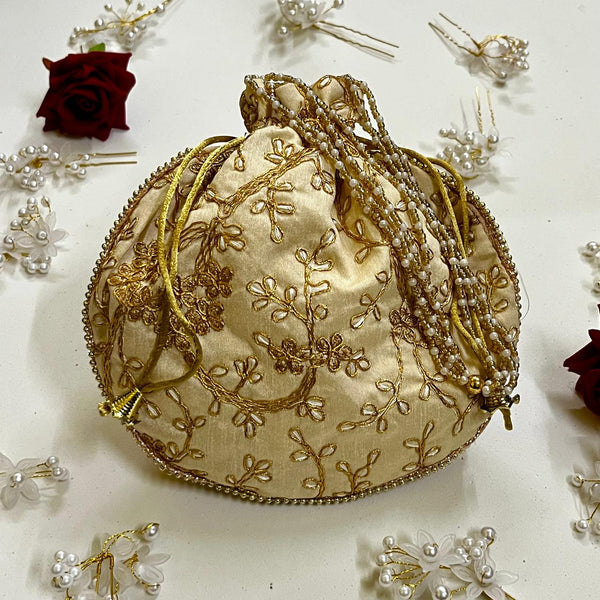 Embroidered Women's Potli Bags