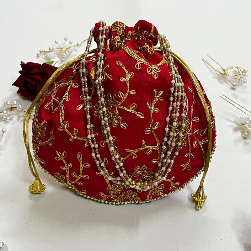 Embroidered Women's Potli Bags