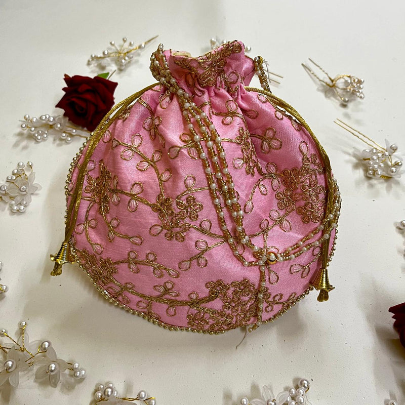 Embroidered Women's Potli Bags