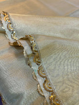 Soft Glass Tissue Silk Saree Heeramandi Edition