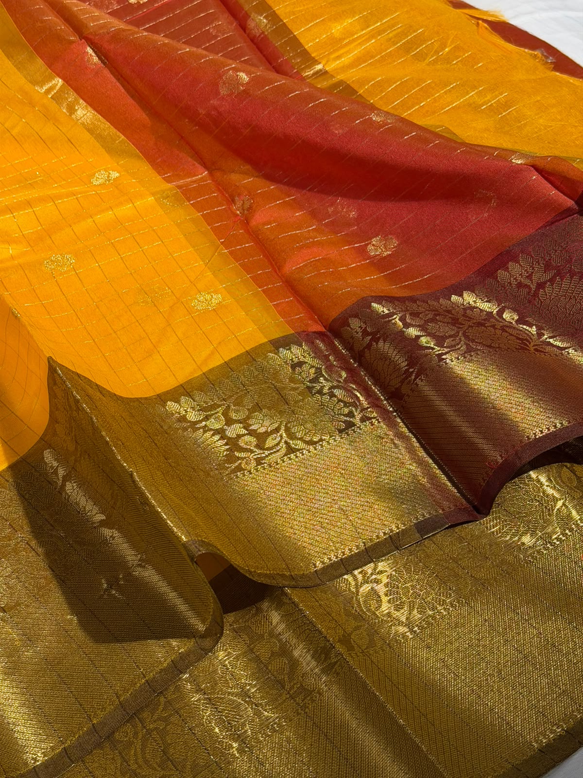 Prity Yellow  Softsilk Eccentric Banarasi Saree