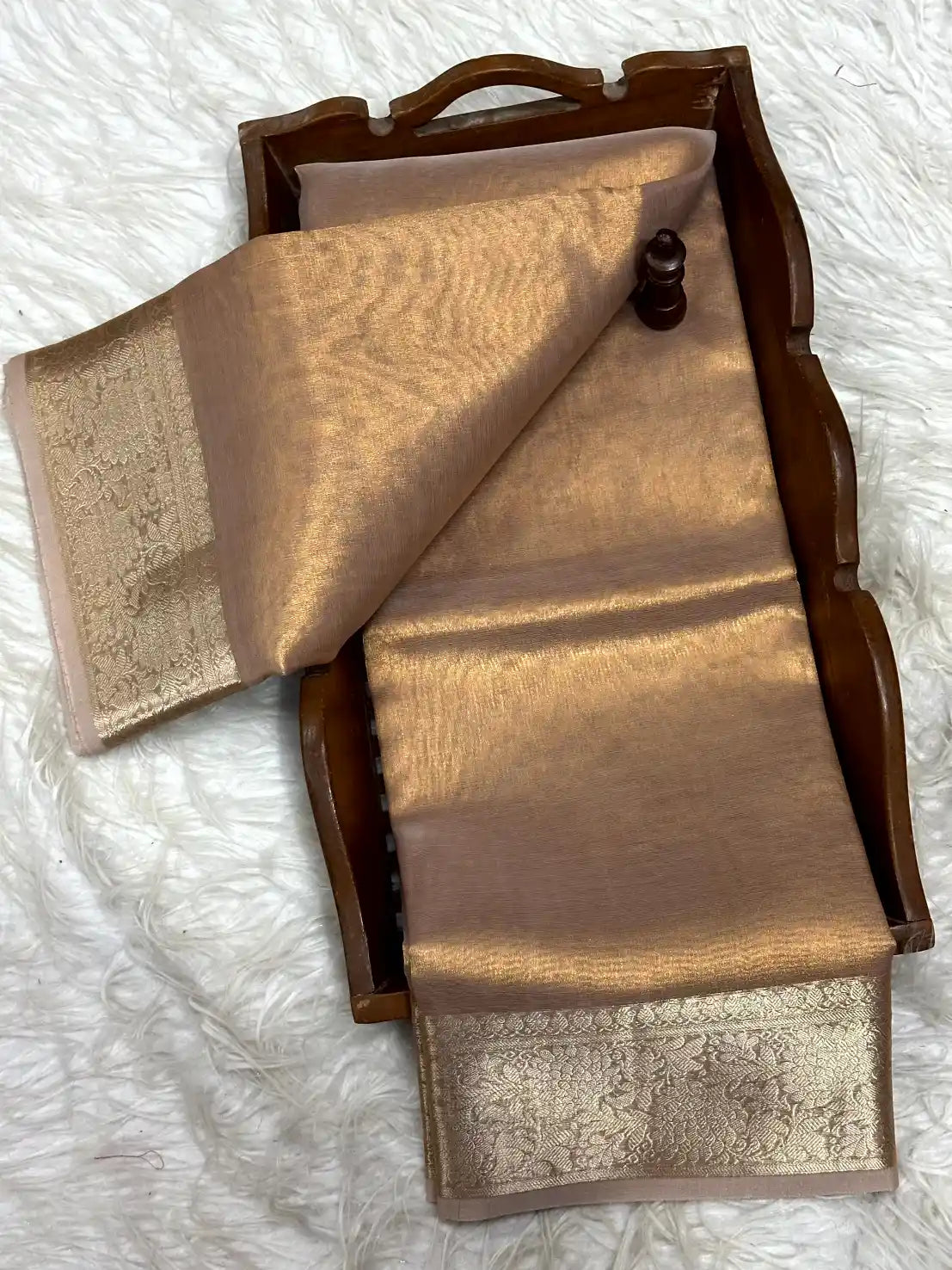 Zari Border Weave Traditional Banarasi Saree