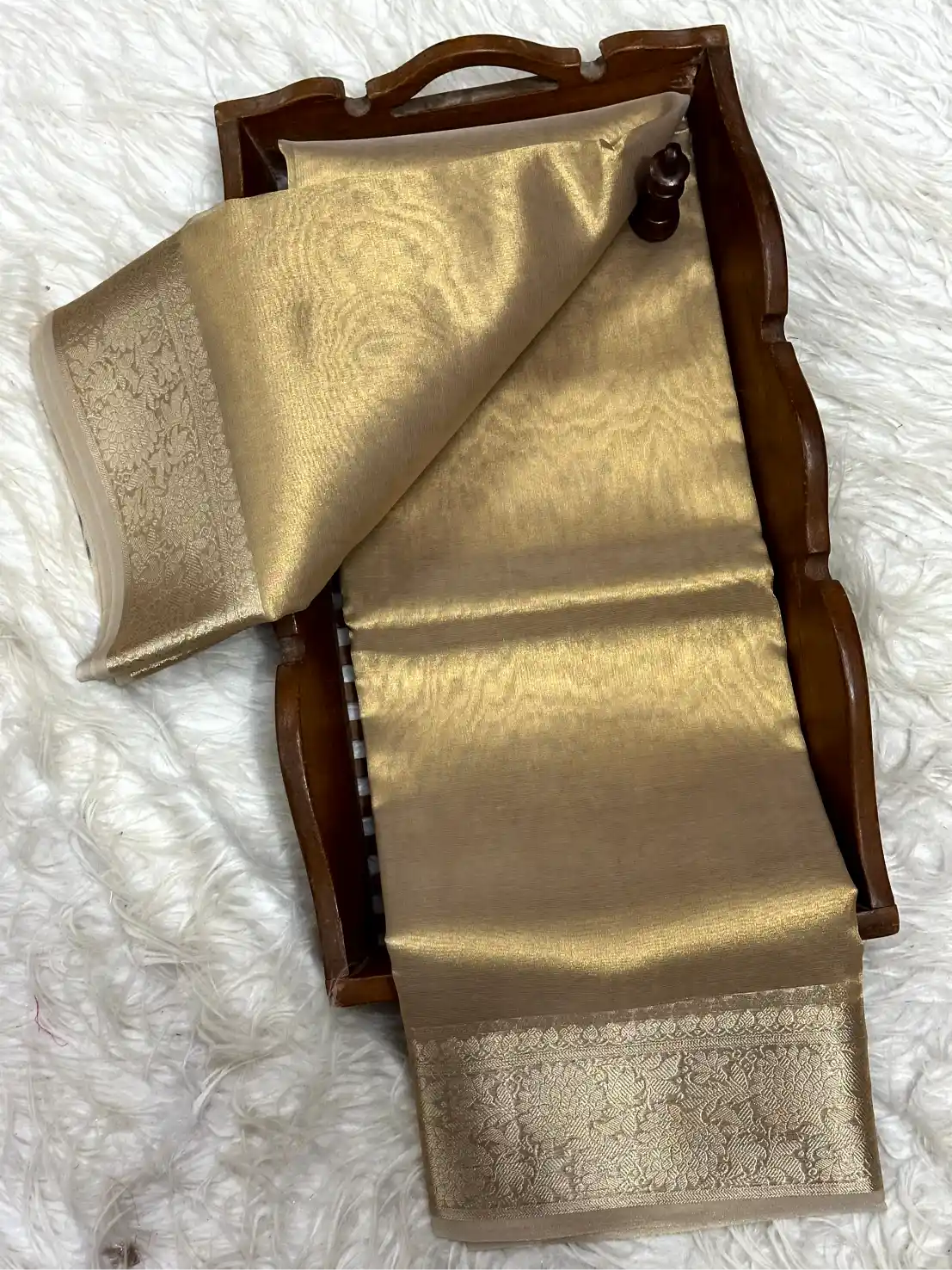 Zari Border Weave Traditional Banarasi Saree
