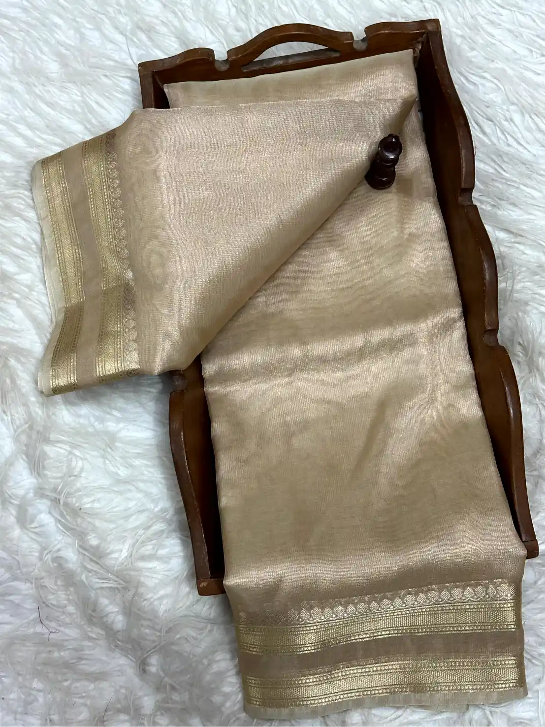 Zari Border Weave Traditional Banarasi Saree