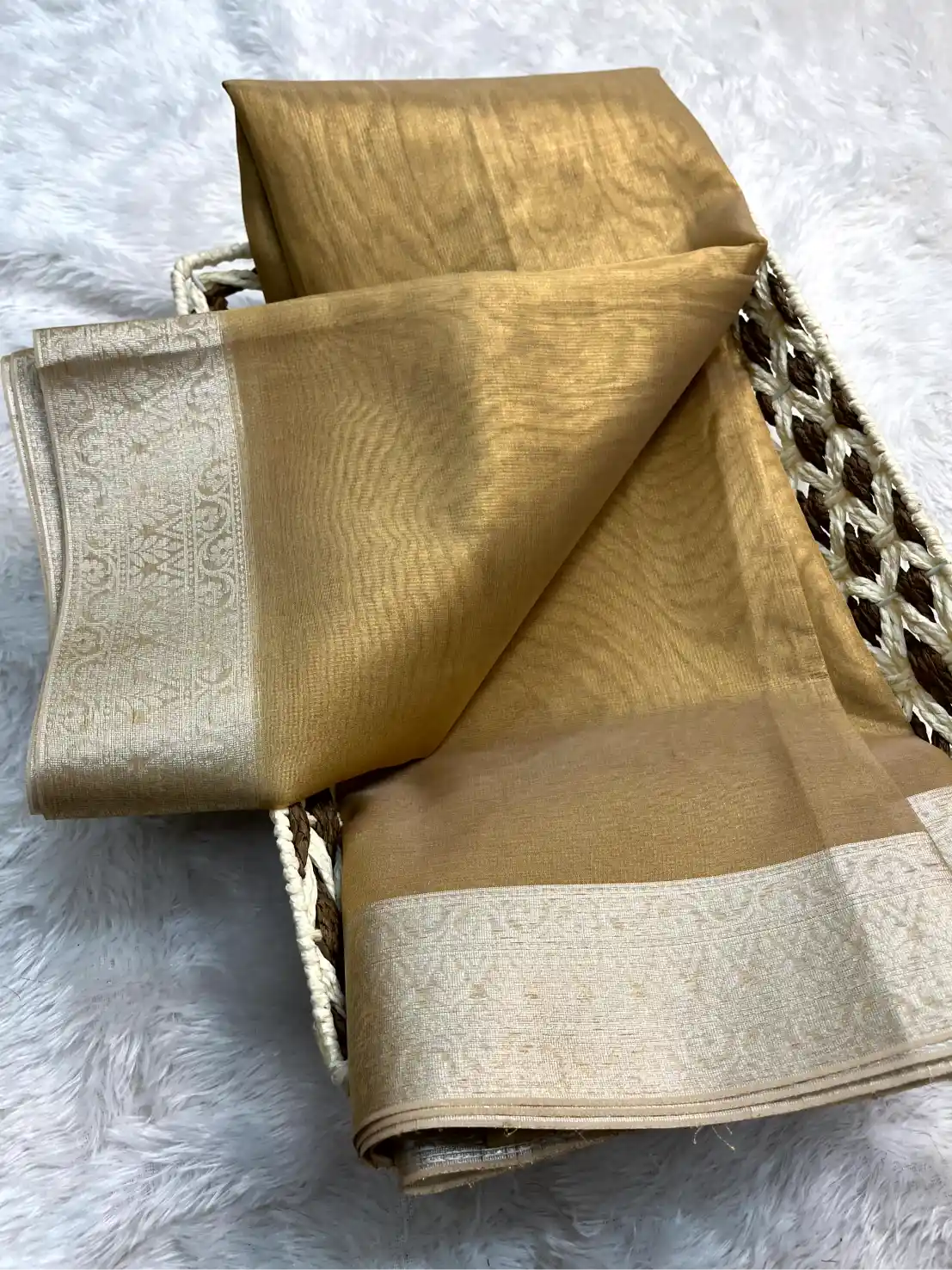 Zari Border Weave Traditional Banarasi Saree