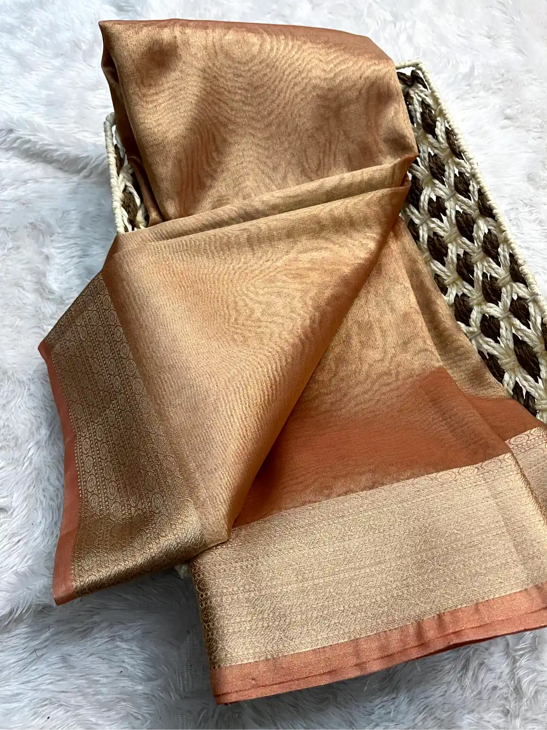 Zari Border Weave Traditional Banarasi Saree