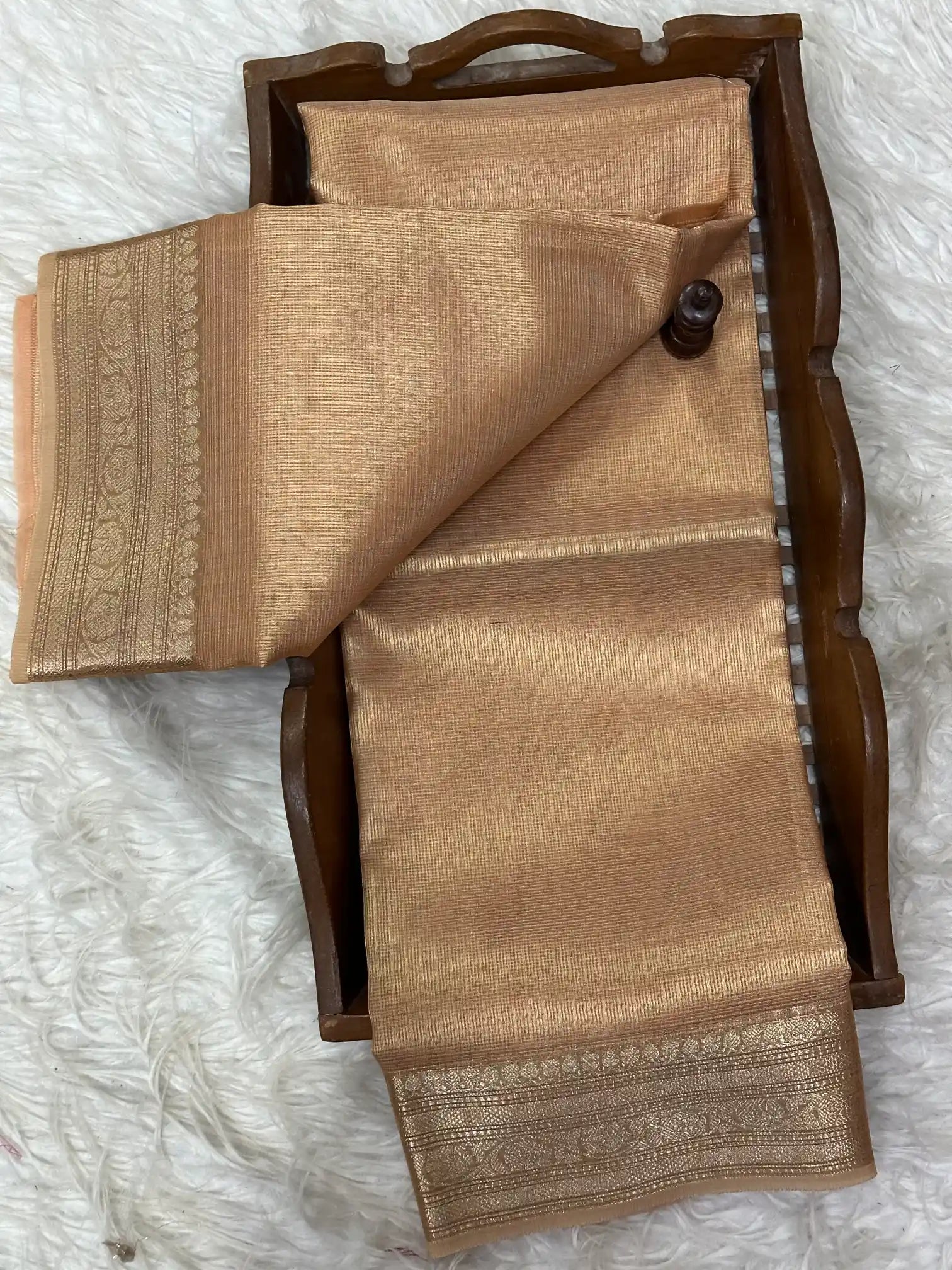 Zari Border Weave Traditional Banarasi Saree