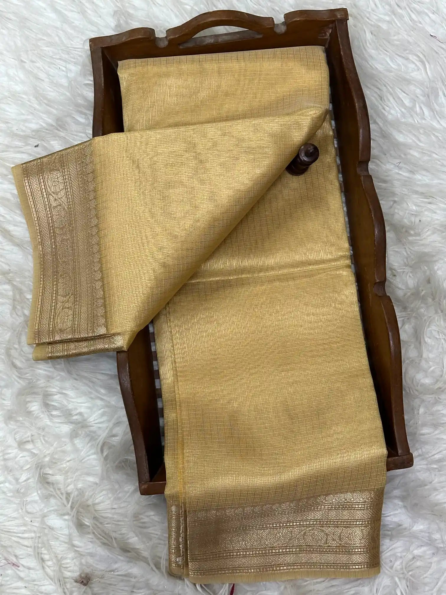 Zari Border Weave Traditional Banarasi Saree