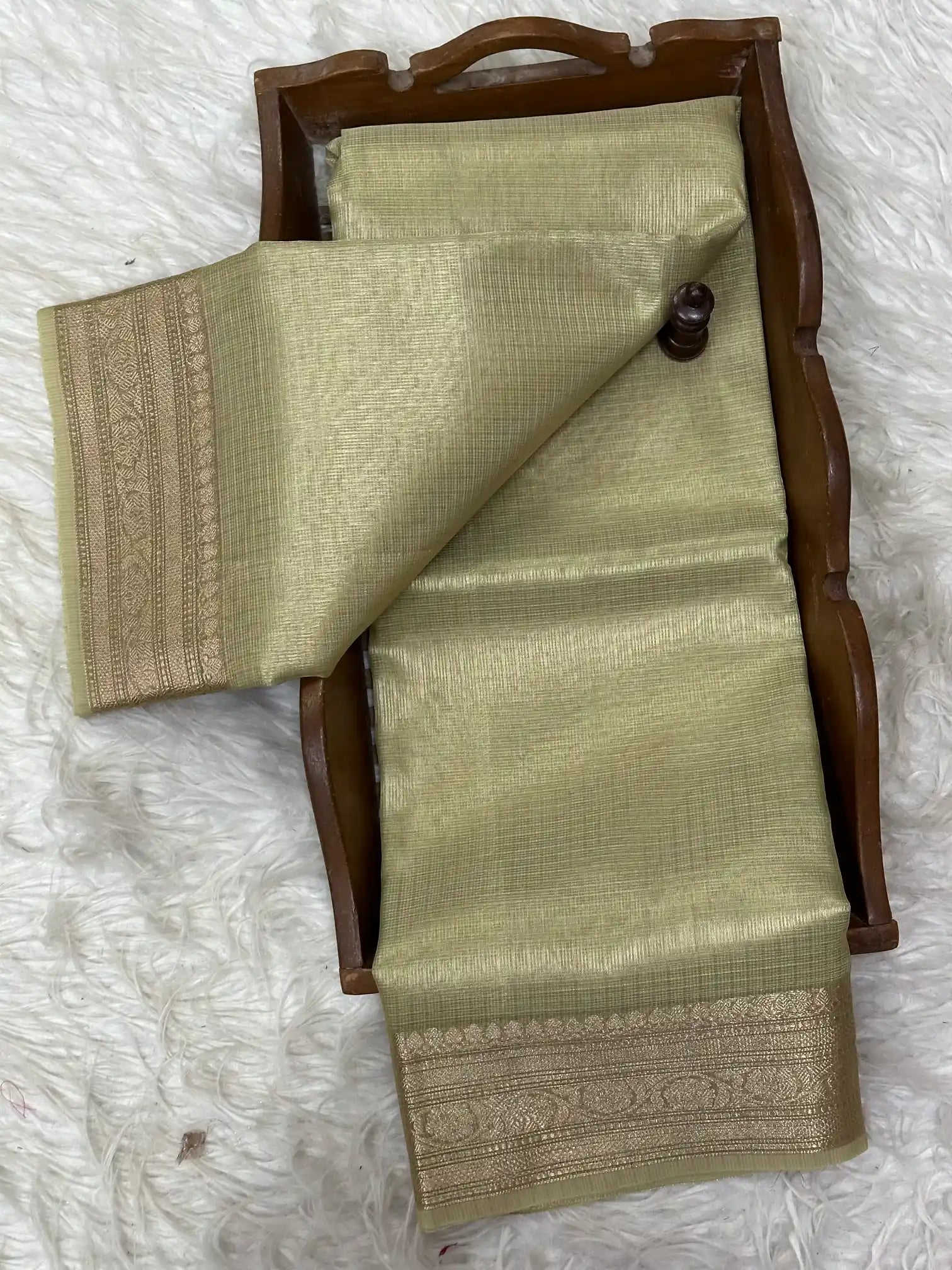 Zari Border Weave Traditional Banarasi Saree