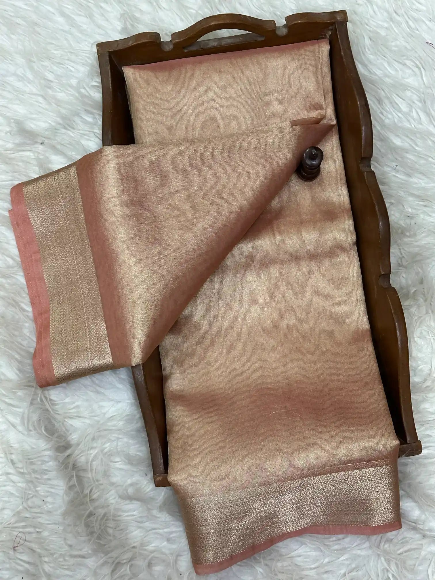 Zari Border Weave Traditional Banarasi Saree