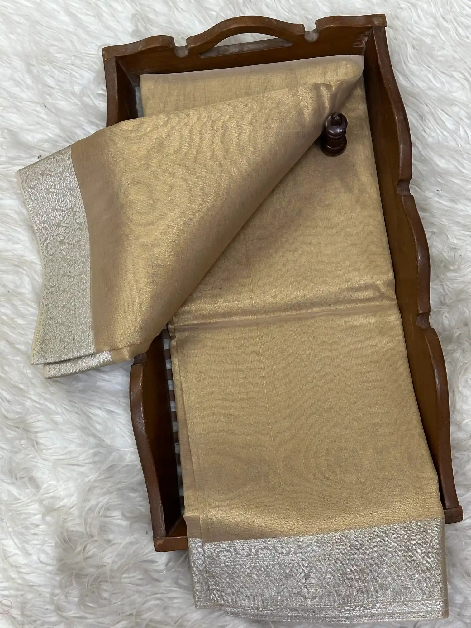 Zari Border Weave Traditional Banarasi Saree