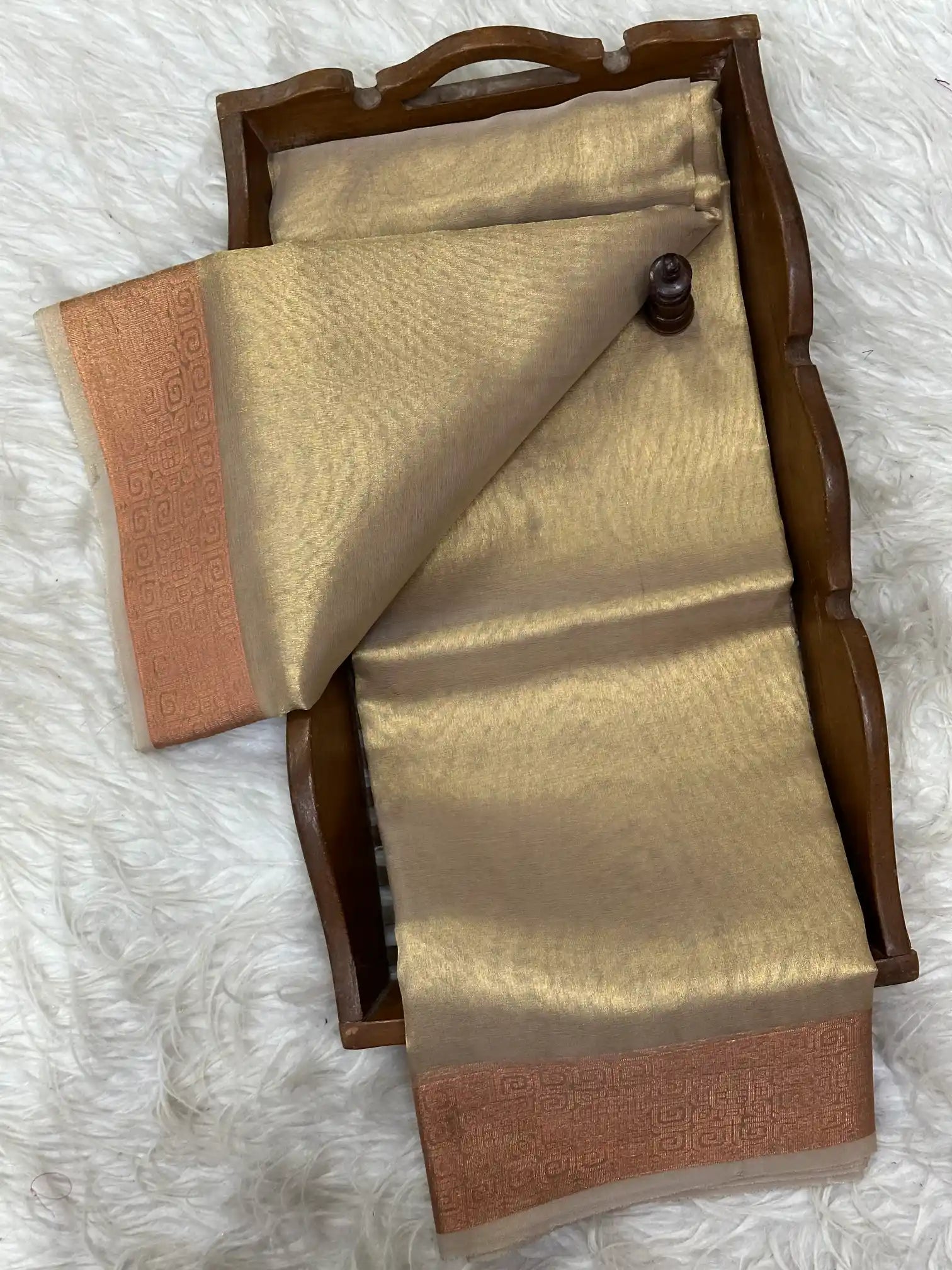 Zari Border Weave Traditional Banarasi Saree