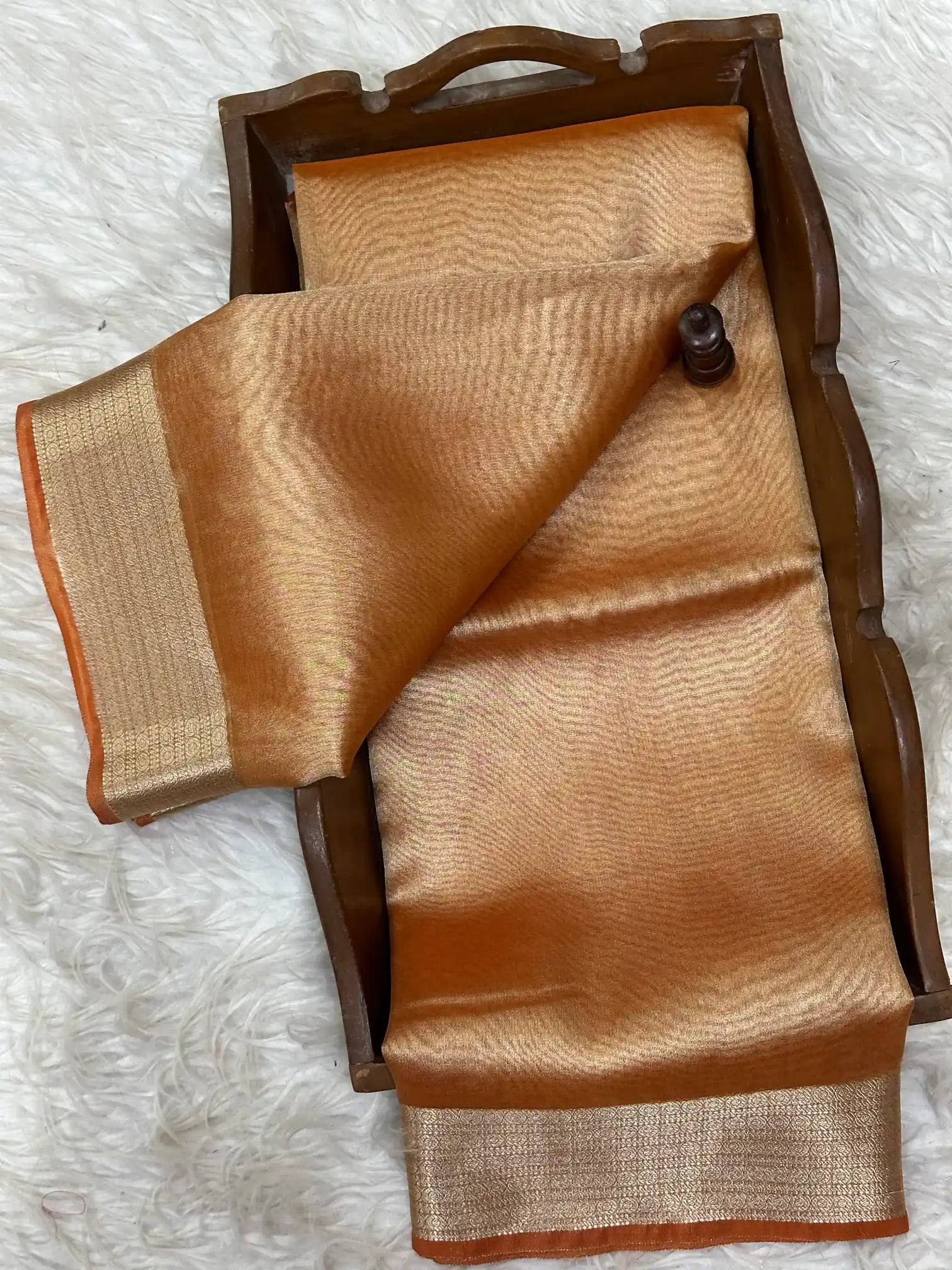 Zari Border Weave Traditional Banarasi Saree