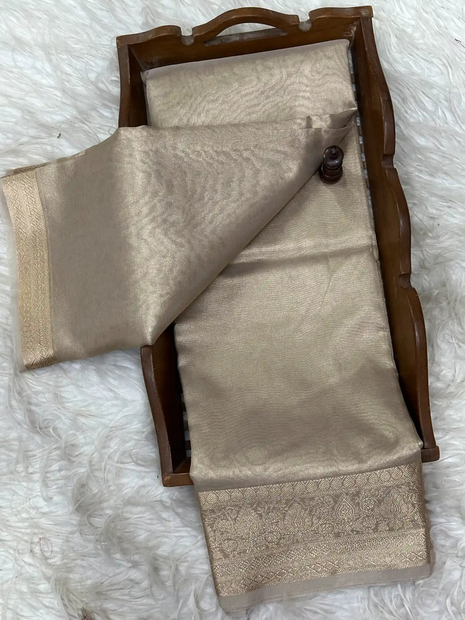 Zari Border Weave Traditional Banarasi Saree