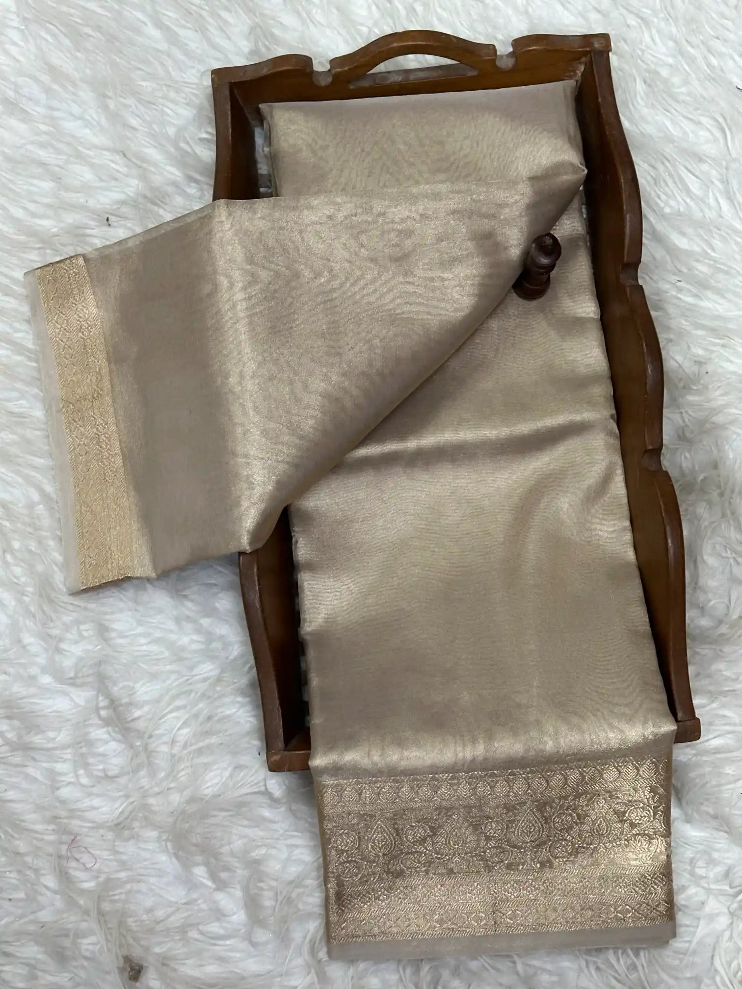 Zari Border Weave Traditional Banarasi Saree