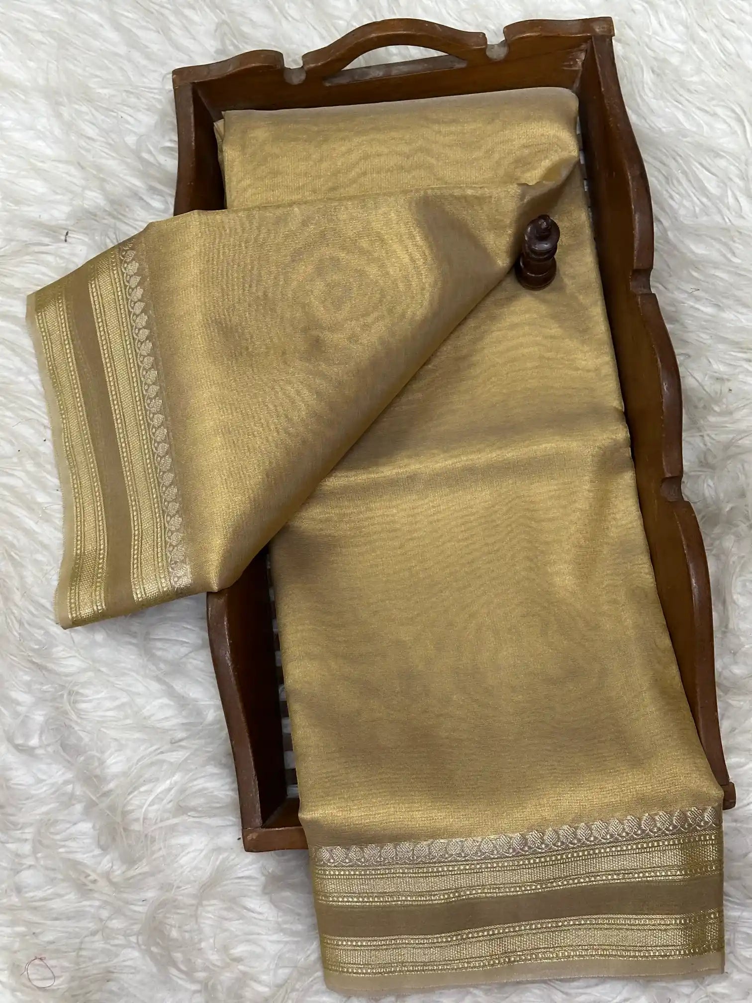 Zari Border Weave Traditional Banarasi Saree