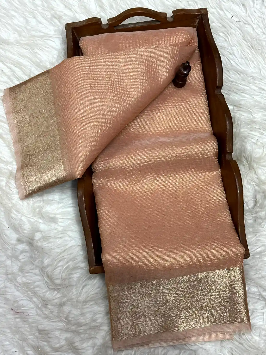 Zari Border Weave Traditional Banarasi Saree