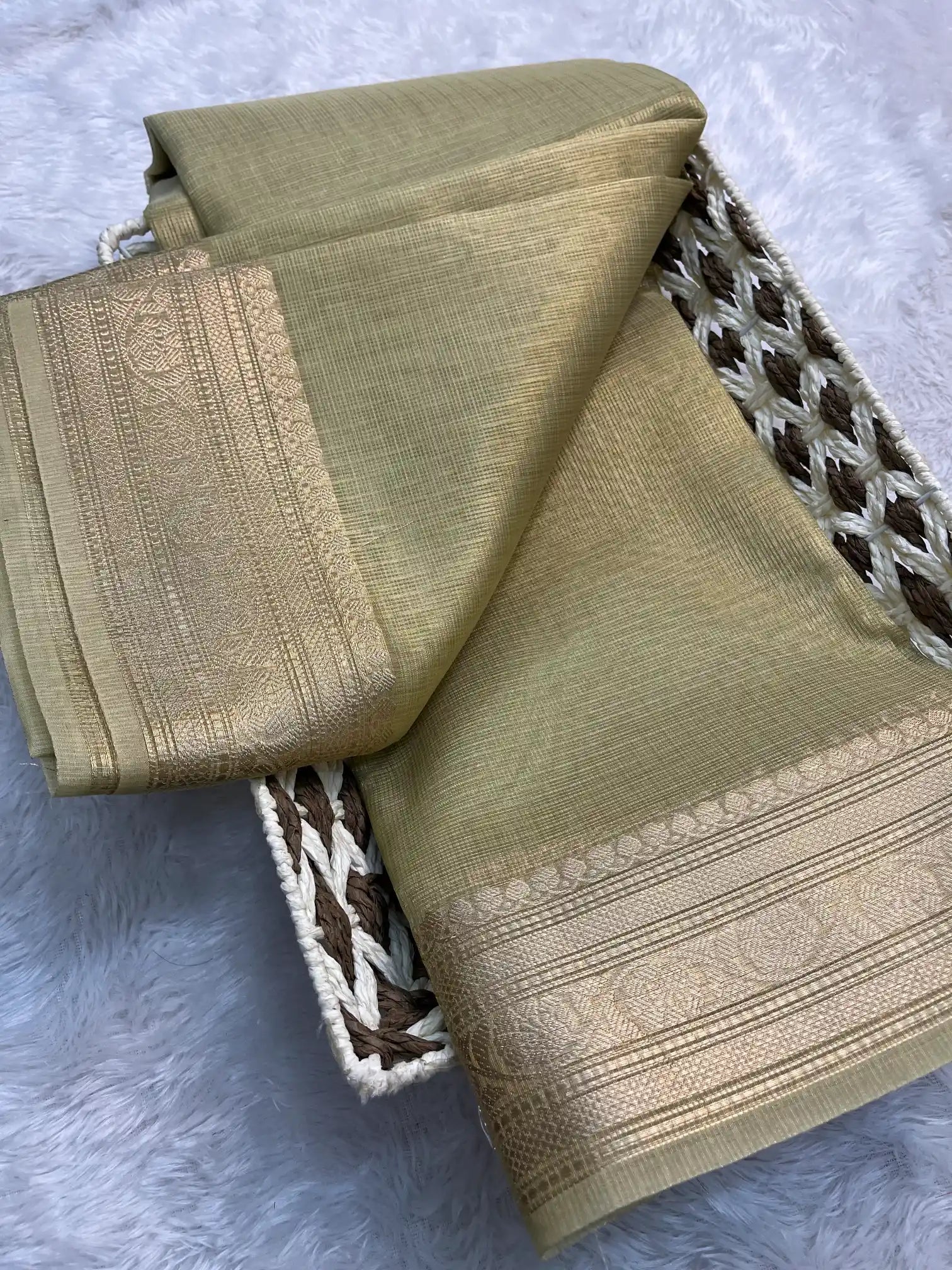 Zari Border Weave Traditional Banarasi Saree