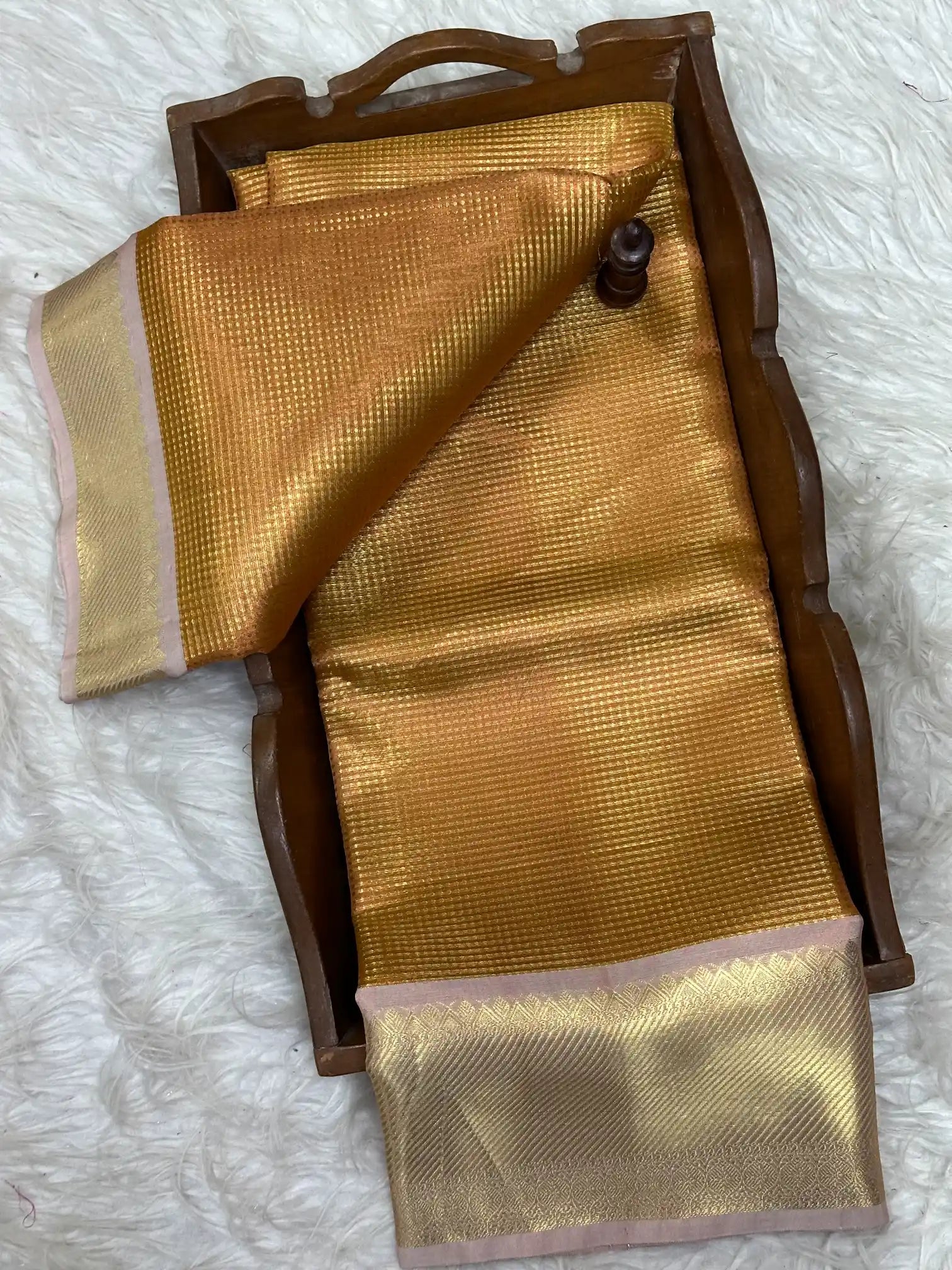 Zari Border Weave Traditional Banarasi Saree