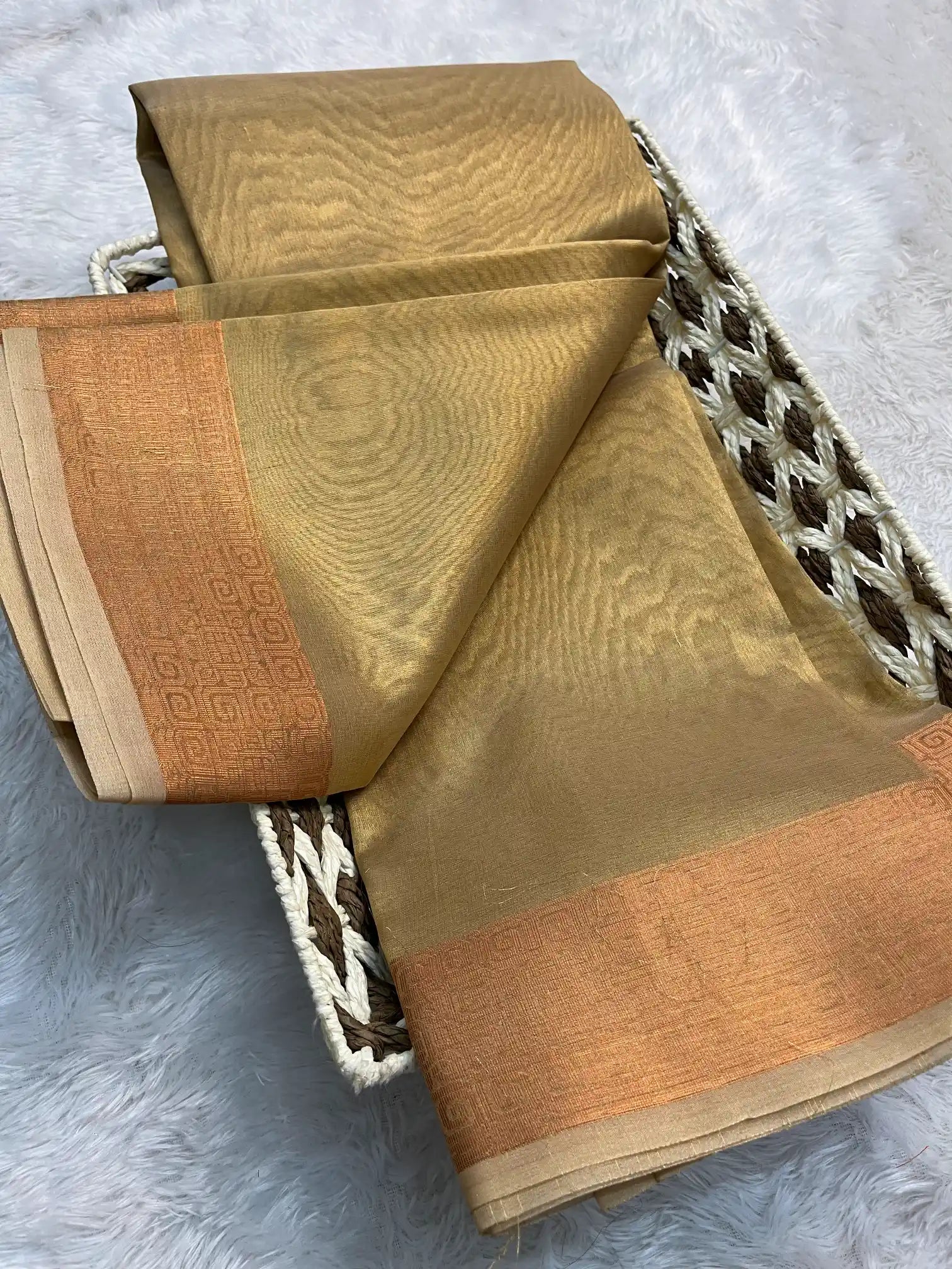 Zari Border Weave Traditional Banarasi Saree