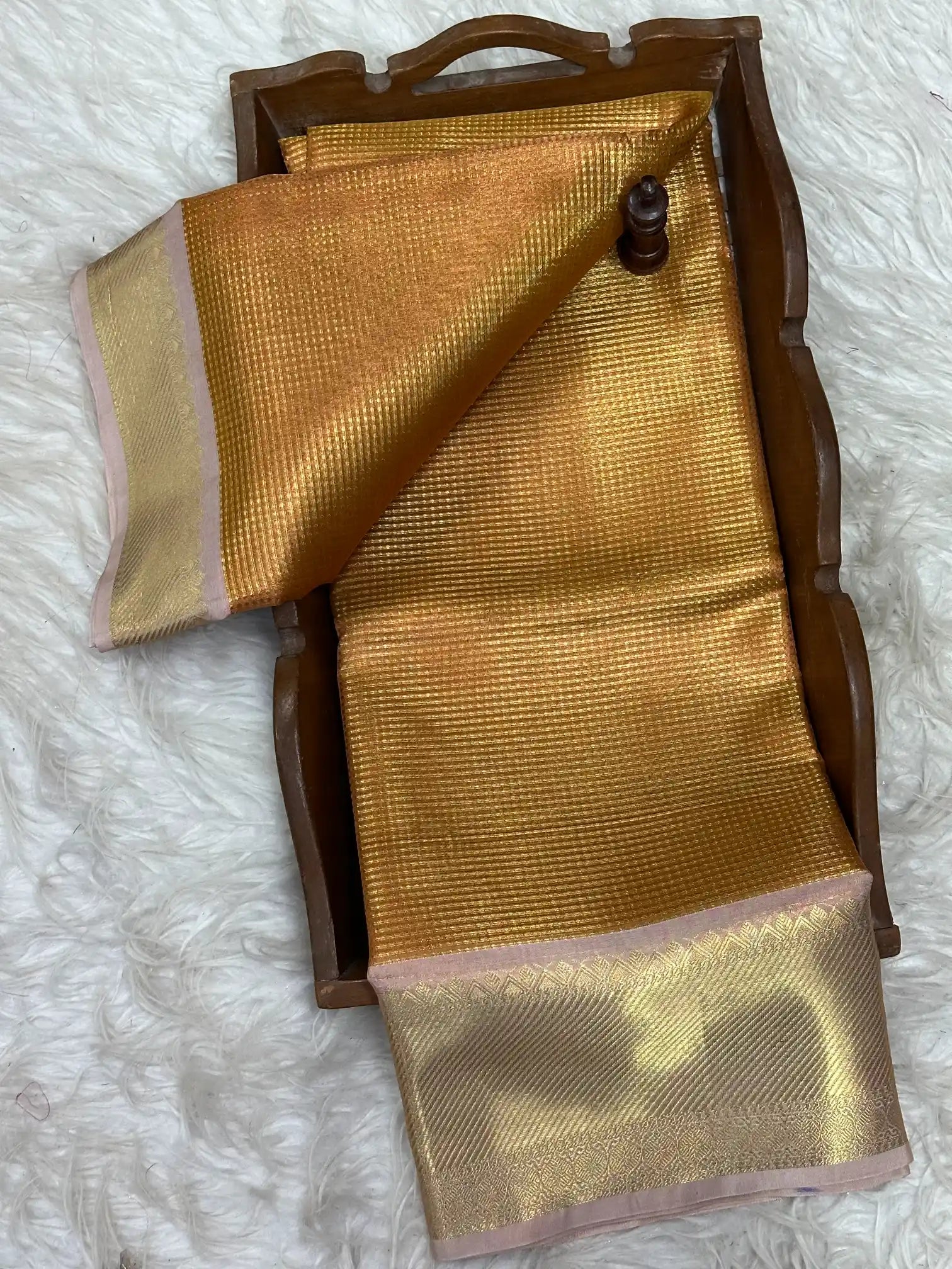 Zari Border Weave Traditional Banarasi Saree