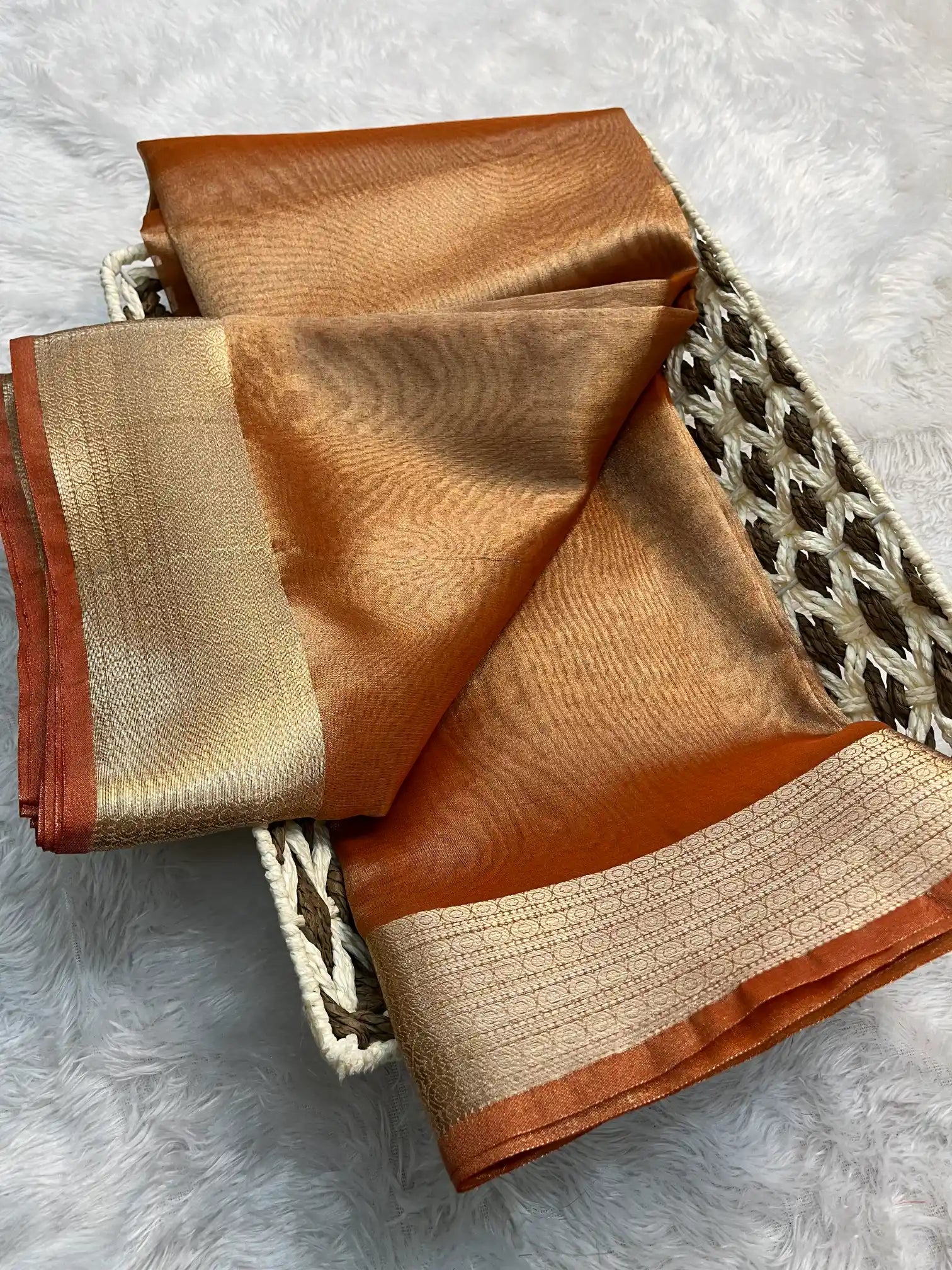 Zari Border Weave Traditional Banarasi Saree