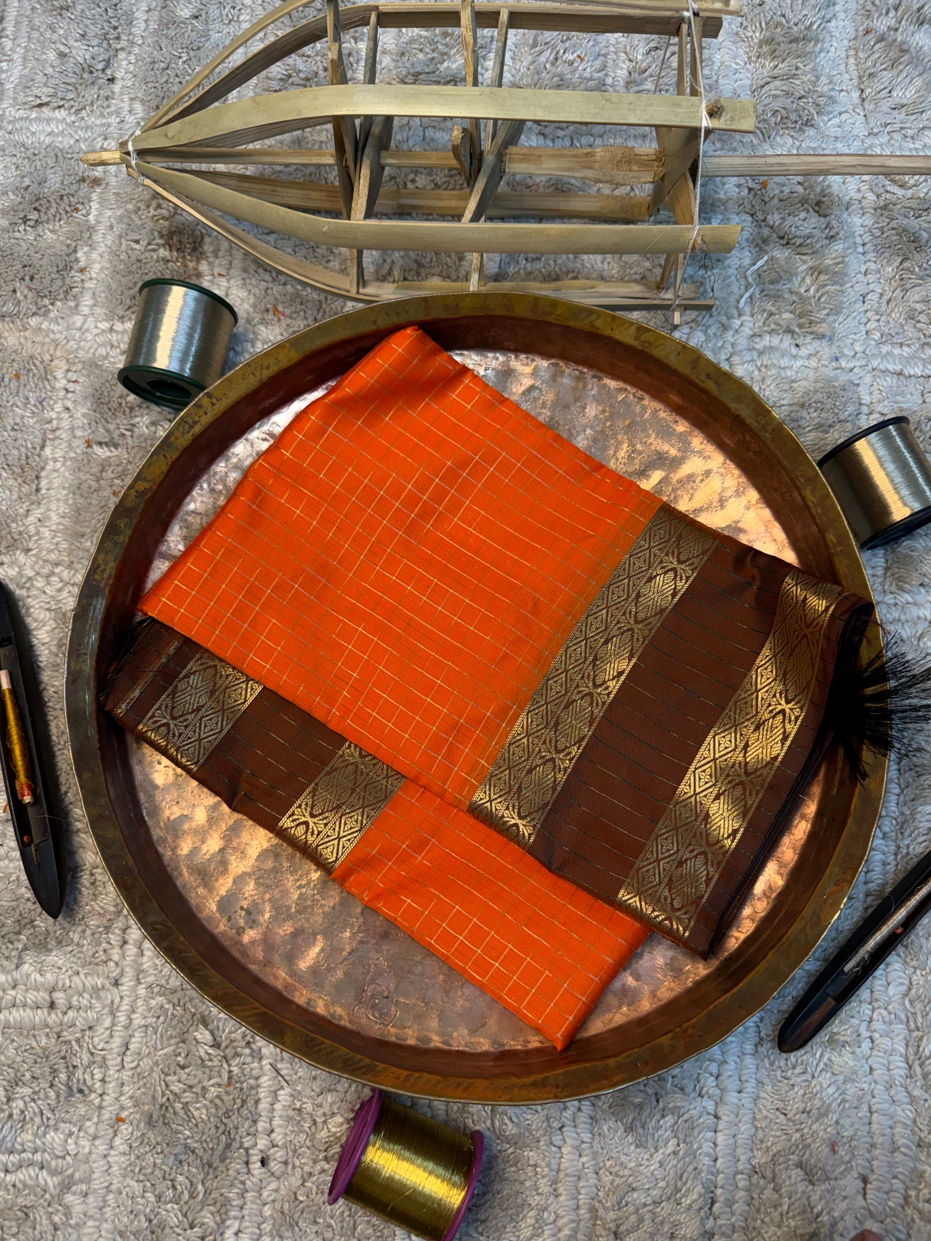 Eccentric zari weave Softsilk Banarasi saree