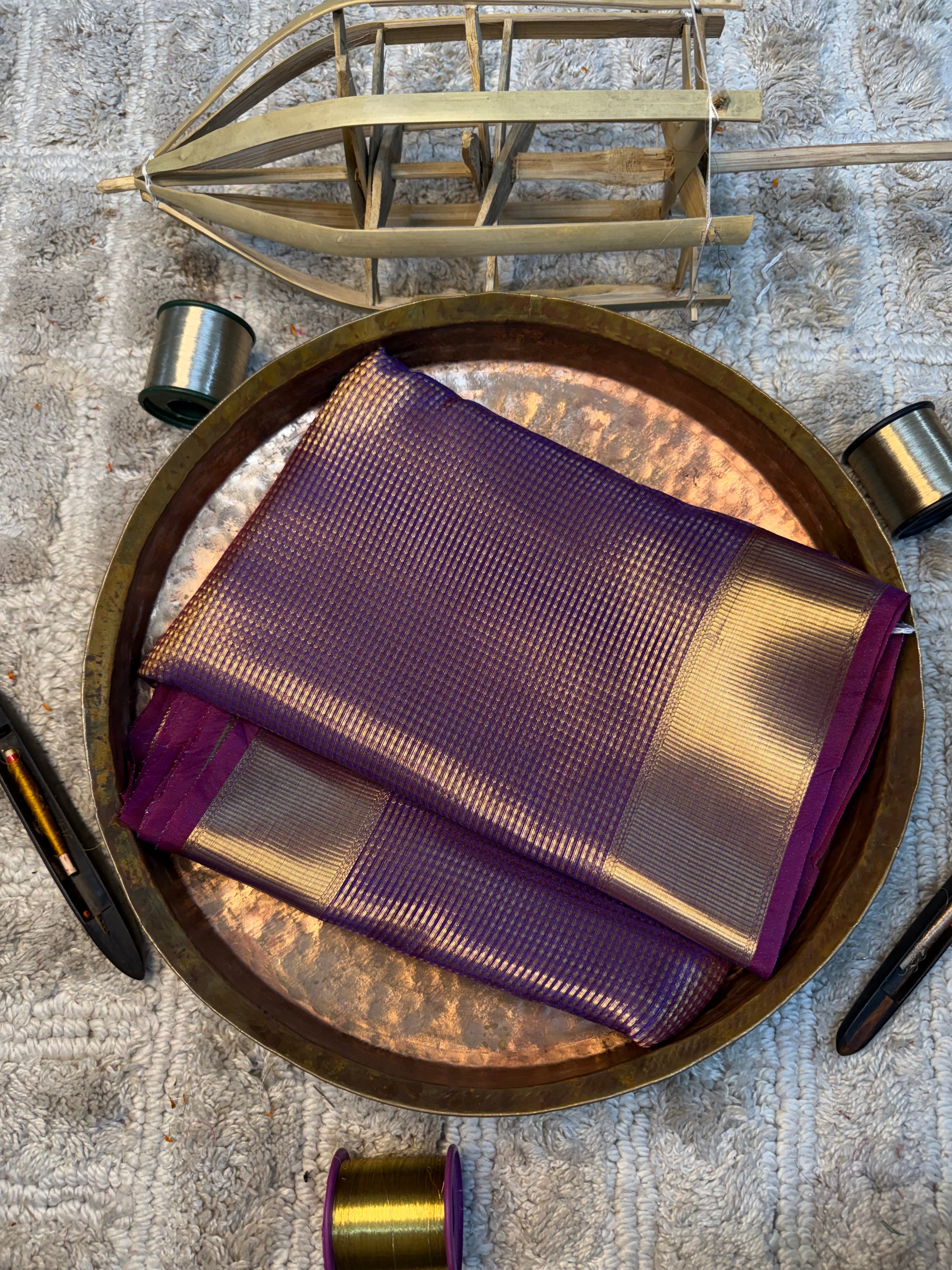 Eccentric zari weave Softsilk Banarasi saree
