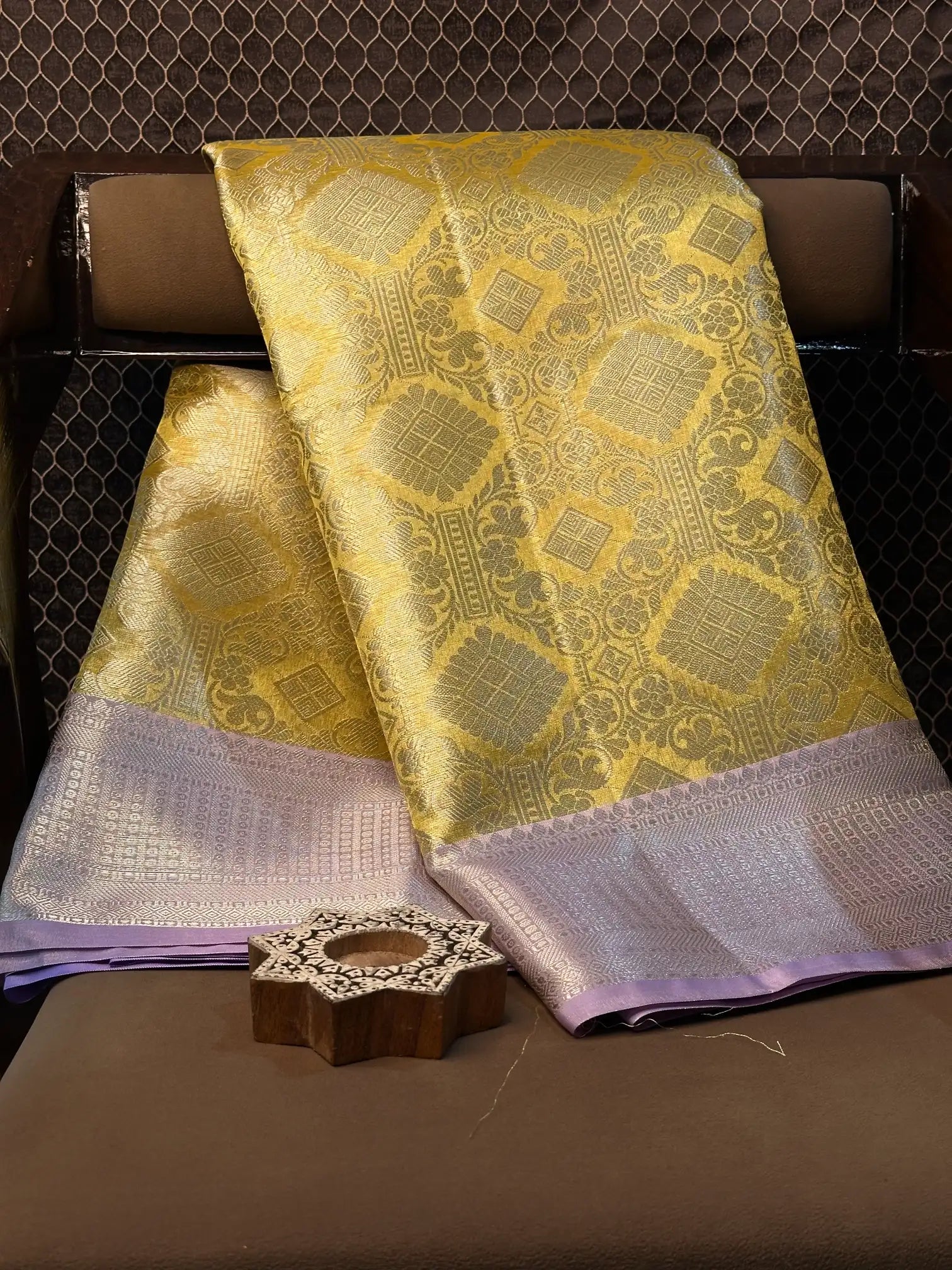Contemporary weave Softsilk heritage Banarasi saree