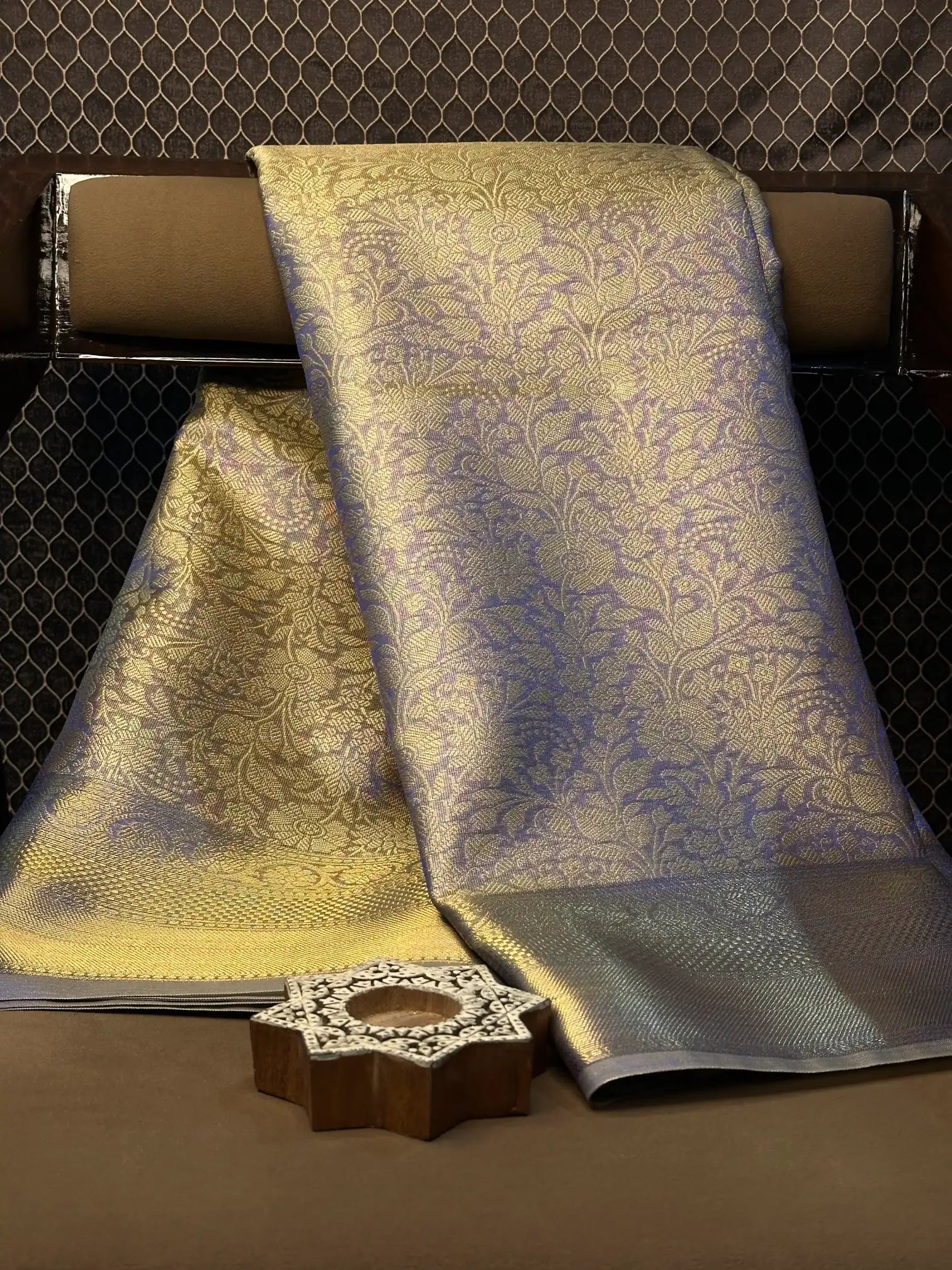 Contemporary weave Softsilk heritage Banarasi saree