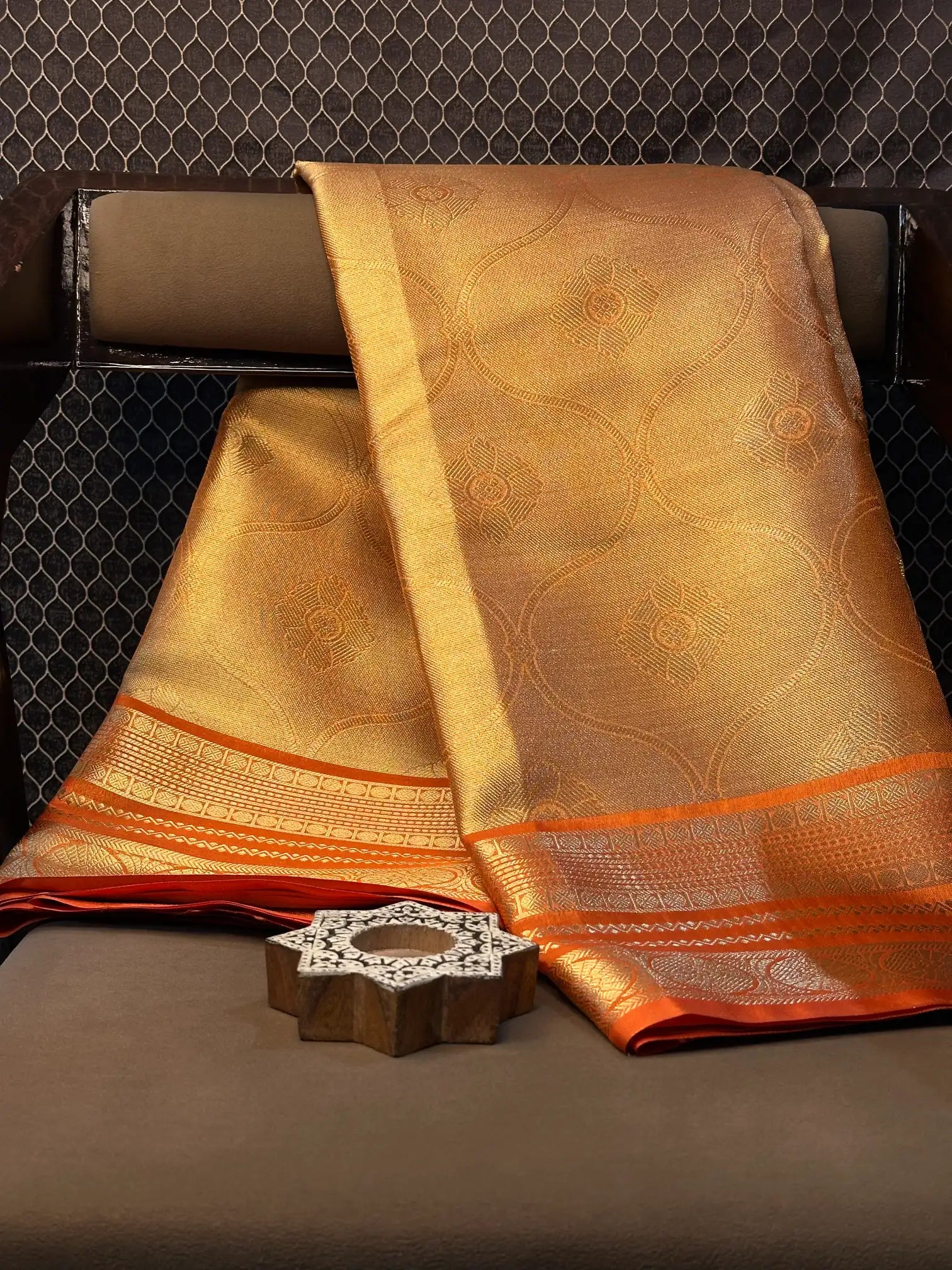 Contemporary weave Softsilk heritage Banarasi saree