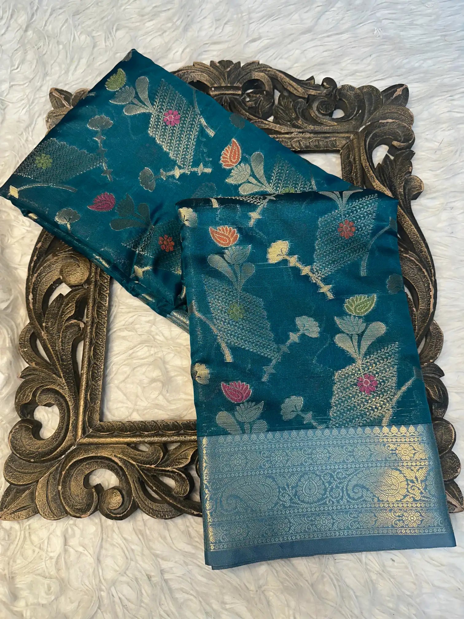 Contemporary Weave Softsilk Heritage Banarasi Saree