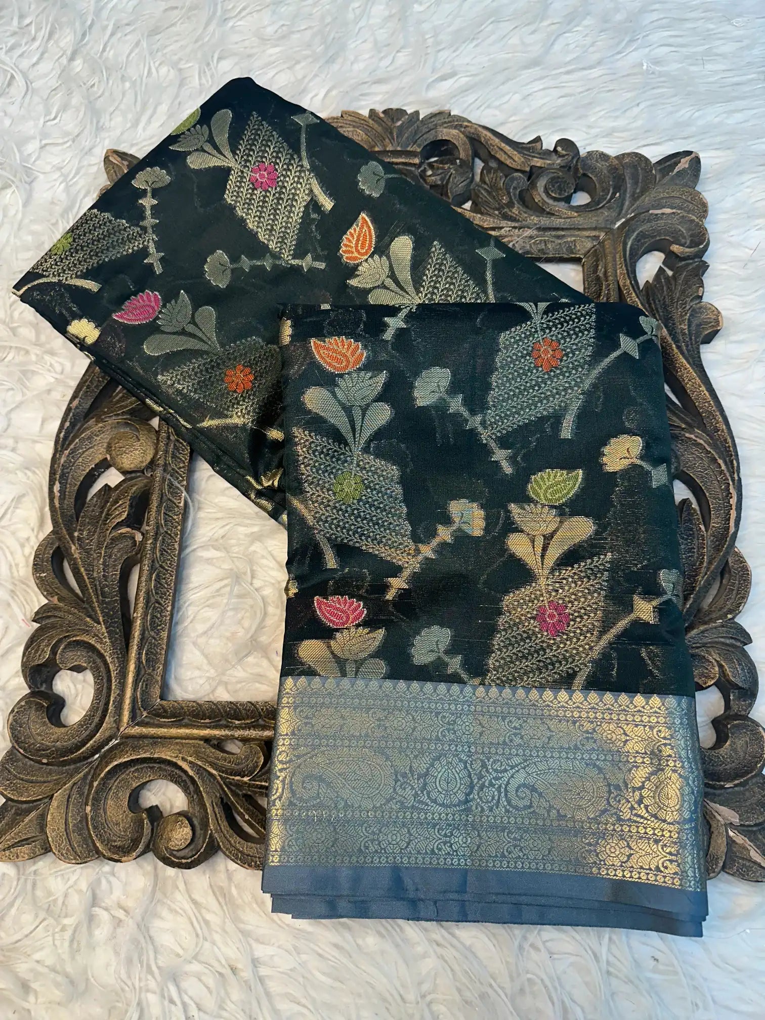 Contemporary Weave Softsilk Heritage Banarasi Saree