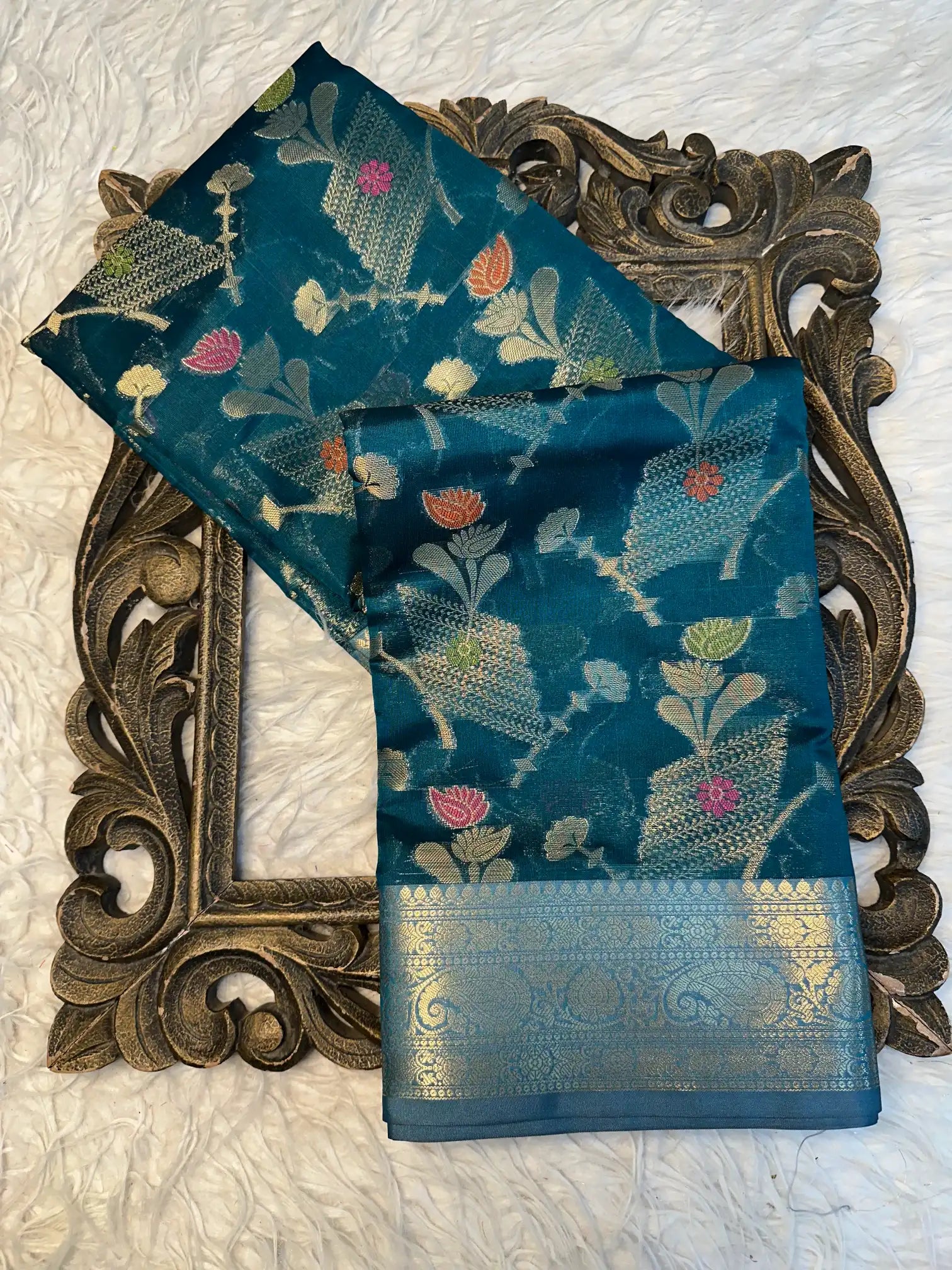 Contemporary Weave Softsilk Heritage Banarasi Saree